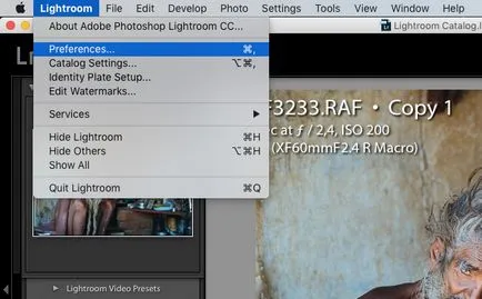 Cum se setează presetarea Lightroom