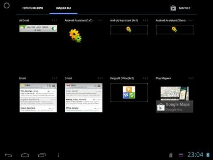 Cum se instalează widget-ul de pe Android