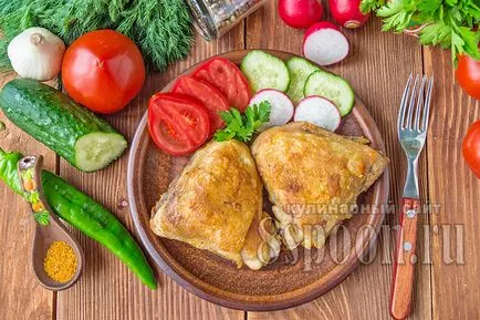 Cum delicioasa friptura de pui pe o reteta de la tigaie 8 linguri