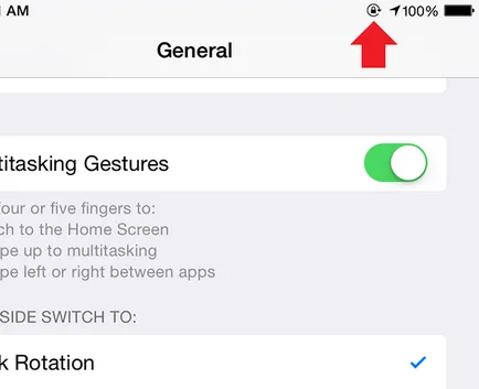 Cum de a activa și dezactiva auto-rotatia ecranului pe iPhone