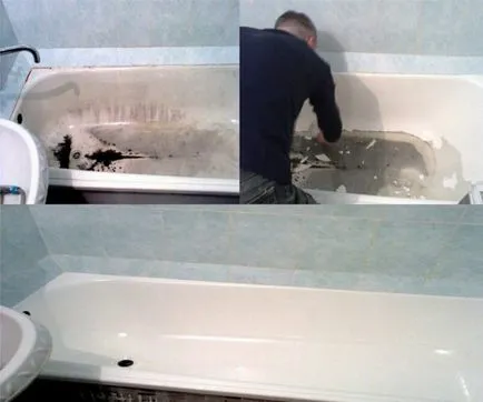 Cum de a restabili smalțul în baie cu mâinile lor (baie) Cum de a restabili smalțul în baie cu mâinile lor