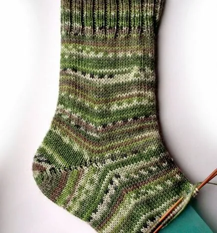 Cum să Knit o clasă de master toc bumerang cu pas cu pas fotografii și o descriere a progresului (călcâi) Cum să Knit o clasă de master toc bumerang cu pas cu pas fotografii și o descriere a progresului