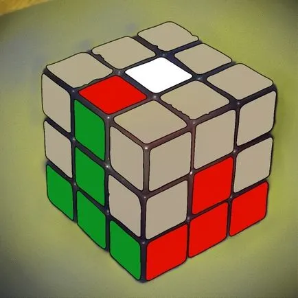 Am învățat cum să colecteze cub (fața de sus a cubului) Rubik Am învățat cum să colecteze cubul Rubik