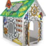 Casa de carton pentru copii de colorat pentru un joc mare, din nou o vacanță! (Ziua de naștere) Casa de carton pentru copii de colorat pentru un joc mare, din nou o vacanță!