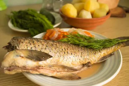 Carp în manșon, coaptă în cuptor