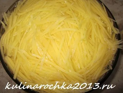 plăcintă de cartofi - pentru a pregăti delicioase, frumos și confortabil!