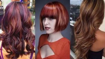Colorat pe părul scurt și lung echipamente întuneric, foto, video