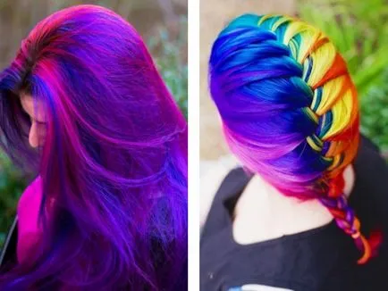 imagine colorarea părului - colorarea părului pe întuneric și lumină (alb) imagine colorarea părului - colorarea părului pe întuneric și lumină