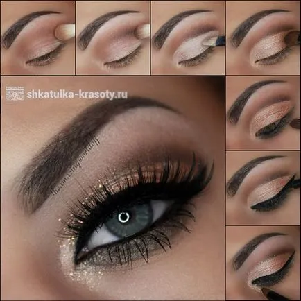 Brown machiaj ochi, Beauty Box