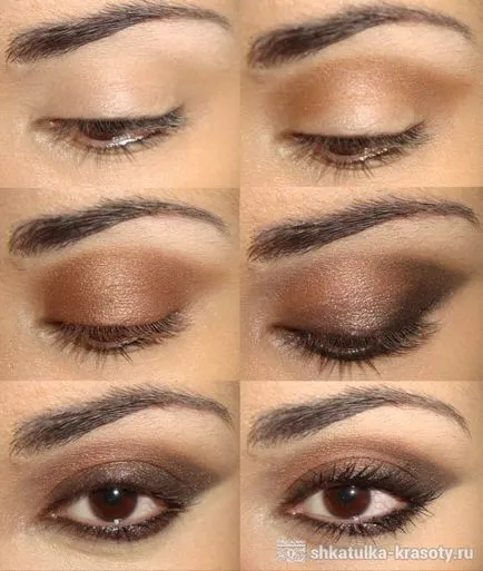 Brown machiaj ochi, Beauty Box