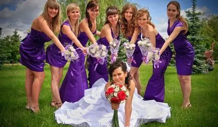 nunta violet frumos