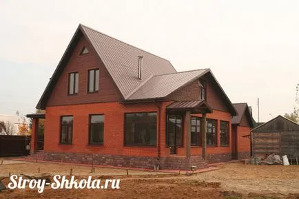 Acoperiș cu mâinile - abilitatea de construcție școlar (clădire) Acoperiș cu mâinile - abilitatea clădirii școlii