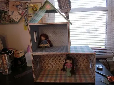 Dollhouse cu mâinile cum să facă o casă pentru păpuși, desene