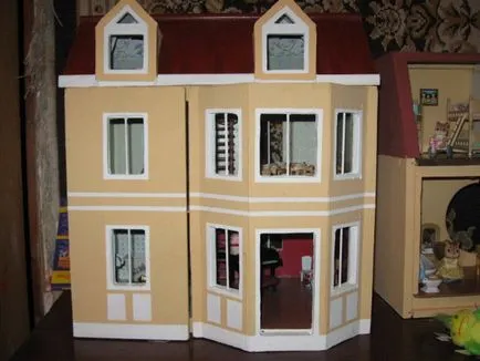 Dollhouse cu mâinile cum să facă o casă pentru păpuși, desene