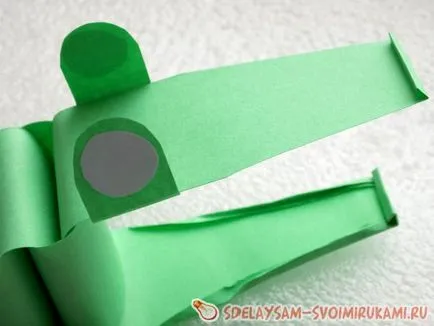 hârtie de crocodil, o clasă de master cu propriile lor mâini (crocodil) hârtie de crocodil, o clasă de master cu propriile lor mâini