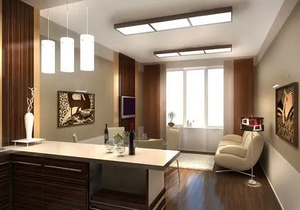 Bucătărie-dormitor (39 fotografii) în instrucțiuni video de o singură cameră cu privire la înregistrarea design interior (proiectare) Bucătărie-dormitor (39 fotografii) în ghidul video de o camera pentru decorarea design