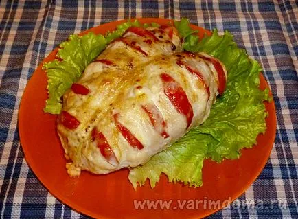 Piept de pui cu brânză și roșii coapte în cuptor, bucătar la domiciliu! Gătitul la domiciliu! (Pui) Piept de pui cu brânză și roșii coapte în cuptor, bucătar la domiciliu! Gătitul la domiciliu!