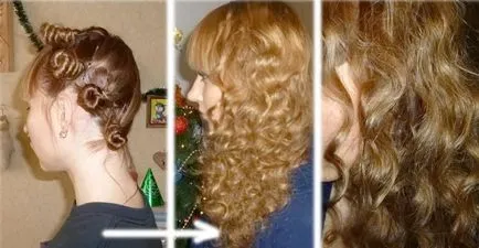 Bucle și bucle și fără role ondulatoare - 10 Metode (Dovedit role) Cârlionți și bucle fără ondulatorul și bigudiurile - 10 dovedit moduri