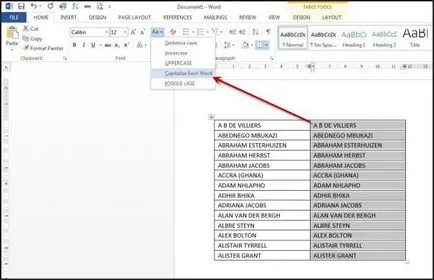 Trucuri de documente cum să facă toate literele majuscule în Word (do) Trucuri de documente cum să facă toate literele majuscule în Word