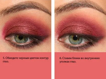 Machiaj pentru ochi verzi si foto parul inchis la culoare treptat (de păr) Machiaj pentru ochi verzi și întuneric pas cu pas de păr Fotografie