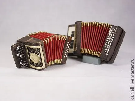 Master acordeon in miniatura pentru o păpușă - Master Fair - manual, lucrate manual (master-class) Master acordeon in miniatura pentru o păpușă - Master Fair - manual, lucrate manual