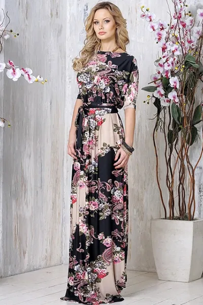 rochii blând și romantic, cu imprimeu floral