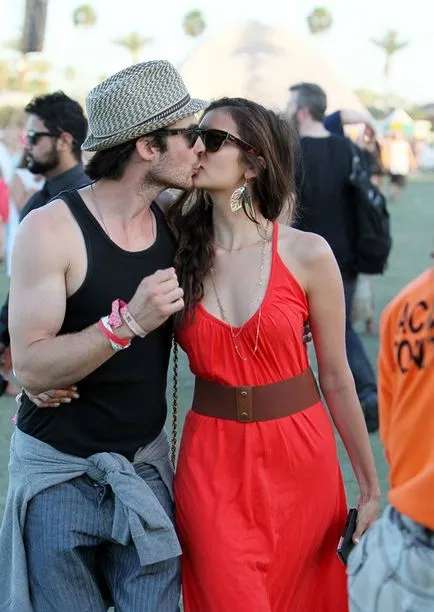 Nina Dobrev și poveste de dragoste Ian Somerhalder (perechi de stele) Nina Dobrev și Ian Somerhalder poveste de dragoste