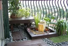 Efectuarea balconul de flori și de design, stand ampelnye decora plante frumoase, fotografii și
