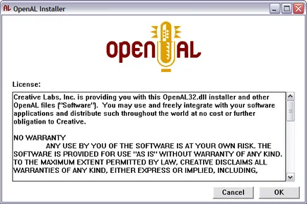 OpenAL ce fel de program, grozza