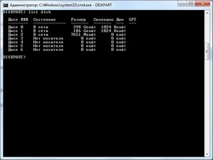sistem de operare Windows 7 pe o unitate flash