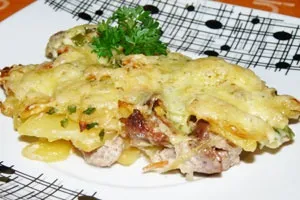 cotletul de porc în cuptor gătite în diferite moduri (cotlet de porc cuptor) cotletul de porc la cuptor, fierte în diferite moduri