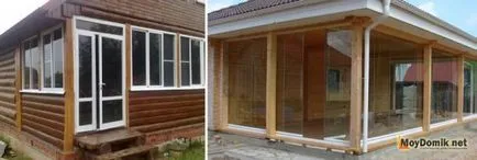 verande glazurate și terase - care afectează prețul de o verandă vitrată (pridvor) verande și terase glazurate - care afectează prețul de o verandă cu geamuri