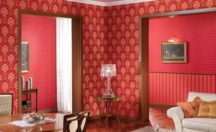 Decorarea pereților cu propriile sale mâini cu o cârpă - foto și tehnologie decor de perete textile (de finisare) Decorarea pereților cu o cârpă cu mâinile sale - o tehnologie fotografie finisaj textil și perete