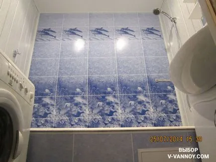 Decorarea panourile din plastic baie (30 poze)