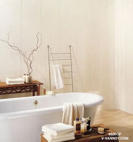 Decorarea panourile din plastic baie (30 poze)