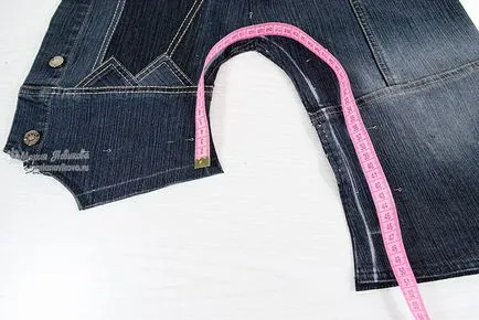 Alterarea jachete denim în mâinile proprii femei