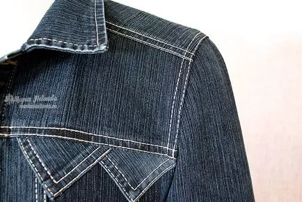 Alterarea jachete denim în mâinile proprii femei