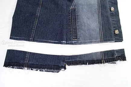 Alterarea jachete denim în mâinile proprii femei