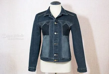 Alterarea jachete denim în mâinile proprii femei