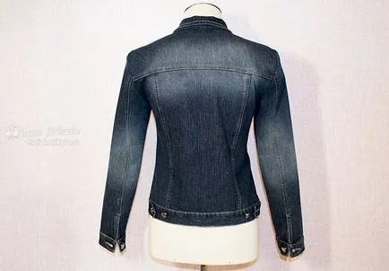 Alterarea jachete denim în mâinile proprii femei