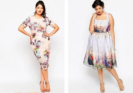 Rochie cu o fotografie florale de imprimare (rochie) Rochie cu florale fotografii de imprimare