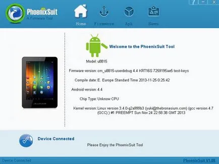 Phoenix instrumente costum descărcare de instrucțiuni firmware comprimat