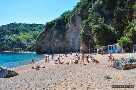 Plaja Mogren Budva, fotografii, hartă, recenzii (Mogren) Plaja Mogren în Budva, fotografie, hartă, comentarii