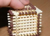 Crafts de chibrituri fara adeziv (meciuri) Artizanat de chibrituri, fără adeziv