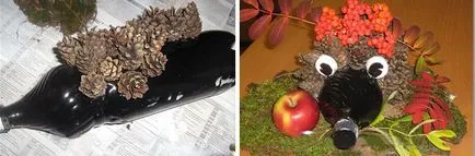 Artizanat din frunzele copacilor, cu mâinile sale cursuri de master frumoase in toamna cu fotografii și video