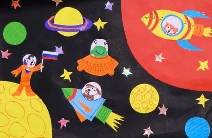 Despre meserii spațiu cu mâinile lor din materiale de resturi