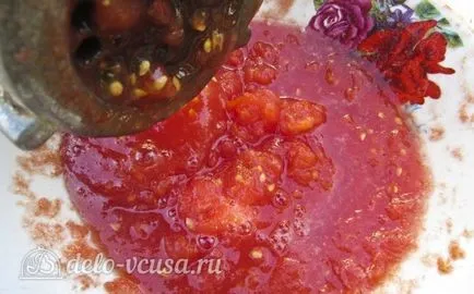 Rosii in suc propriu pentru reteta de iarnă cu o fotografie - un pas cu pas de gătit