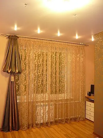 Draperii și jaluzele de proiectare, descriere, fotografii (perdele sunt) Draperii și jaluzele de design, descrieri, fotografii