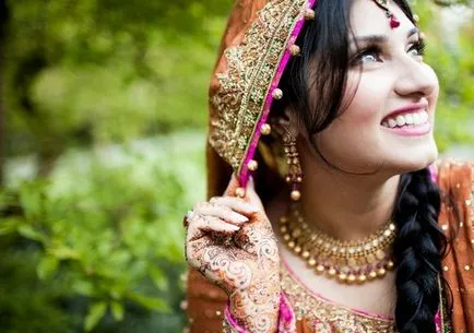 fotografii portret de mirese din India (model) fotografii portret de mirese din India