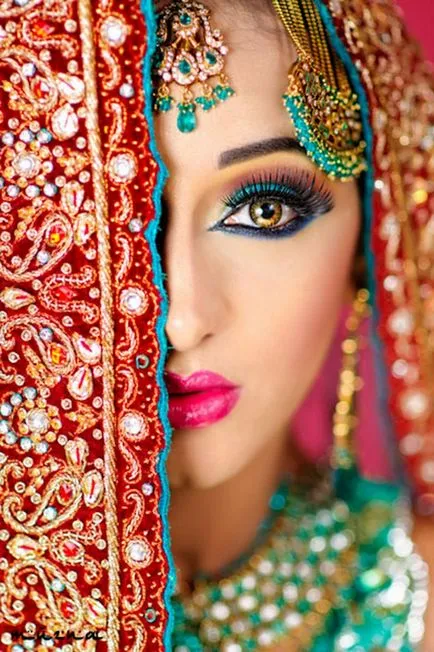 fotografii portret de mirese din India (model) fotografii portret de mirese din India